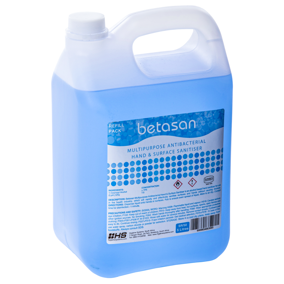betasan 5t Alcohol Hand &amp; Surface Sanitiser